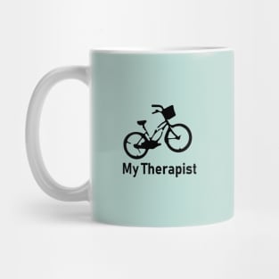 Bicycle is my therapist Mug